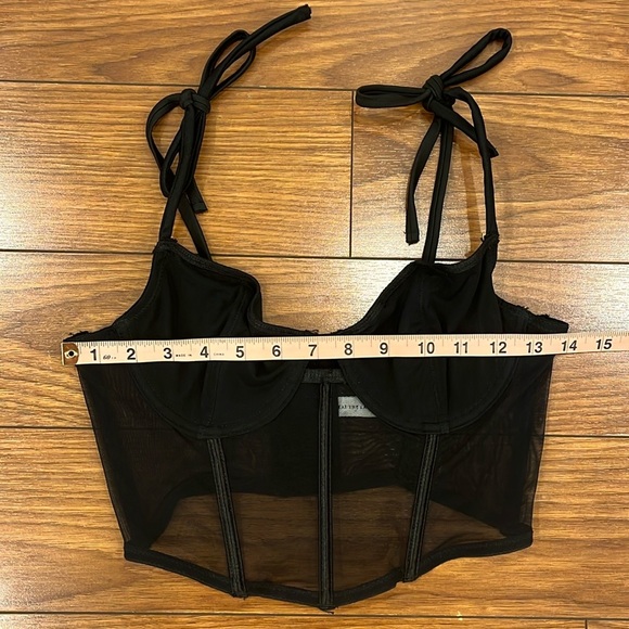 Kat the Label Femme Black Bustier Top - Picture 12 of 16